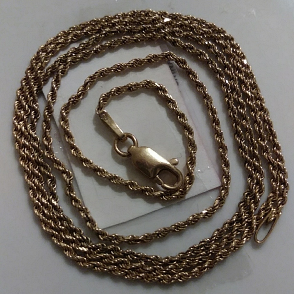 Solid 14k Rope Chain - image 3